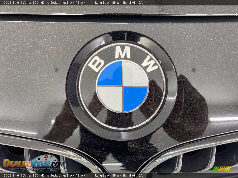 2018 BMW 3 Series 320i xDrive Sedan Jet Black / Black Photo #8