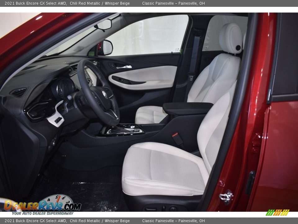 2021 Buick Encore GX Select AWD Chili Red Metallic / Whisper Beige Photo #7
