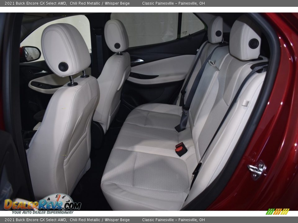 2021 Buick Encore GX Select AWD Chili Red Metallic / Whisper Beige Photo #8