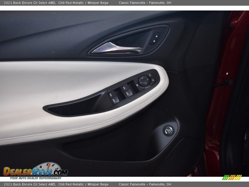 2021 Buick Encore GX Select AWD Chili Red Metallic / Whisper Beige Photo #9