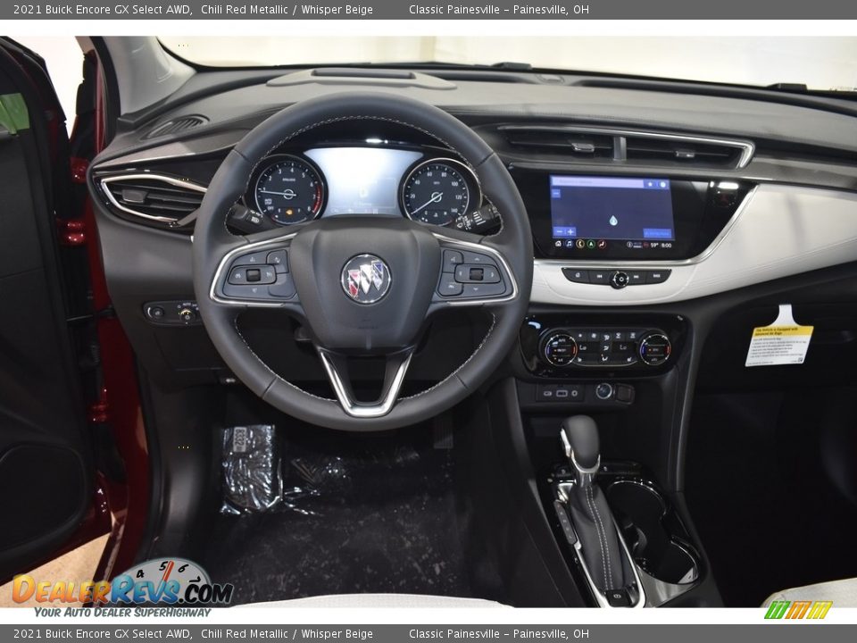 2021 Buick Encore GX Select AWD Chili Red Metallic / Whisper Beige Photo #11