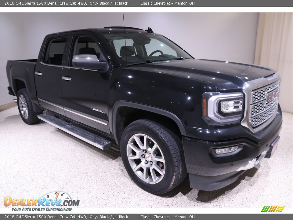 2018 GMC Sierra 1500 Denali Crew Cab 4WD Onyx Black / Jet Black Photo #1