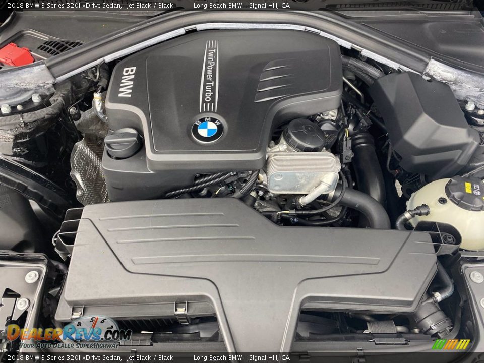 2018 BMW 3 Series 320i xDrive Sedan Jet Black / Black Photo #12