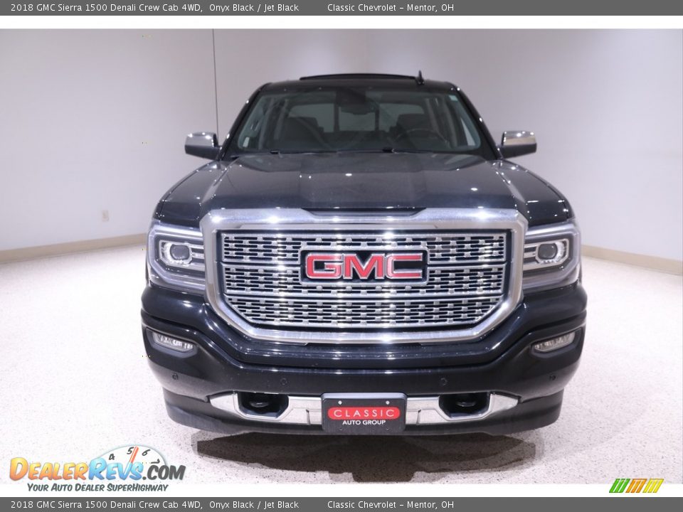 2018 GMC Sierra 1500 Denali Crew Cab 4WD Onyx Black / Jet Black Photo #2