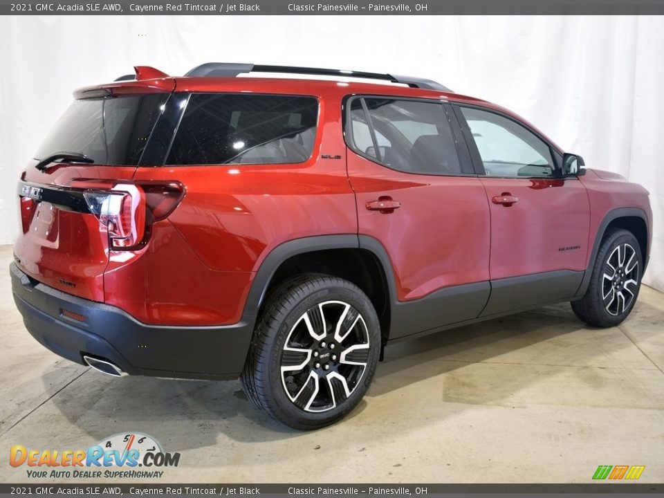 2021 GMC Acadia SLE AWD Cayenne Red Tintcoat / Jet Black Photo #2