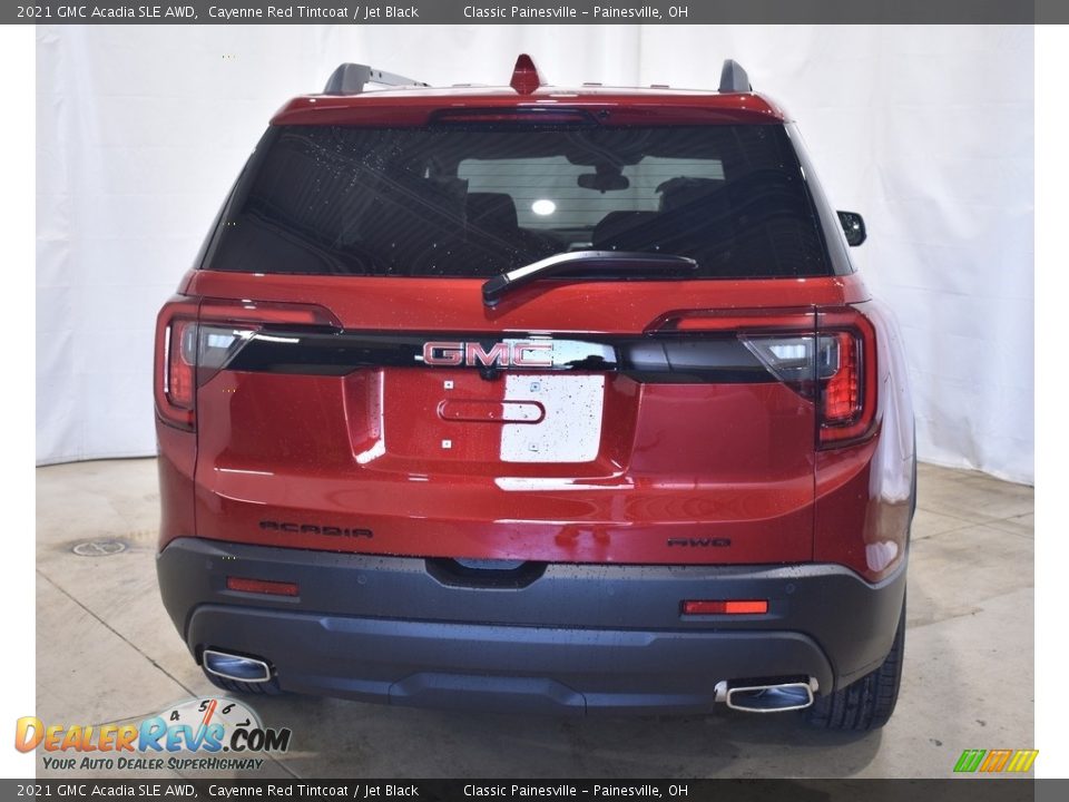 2021 GMC Acadia SLE AWD Cayenne Red Tintcoat / Jet Black Photo #3