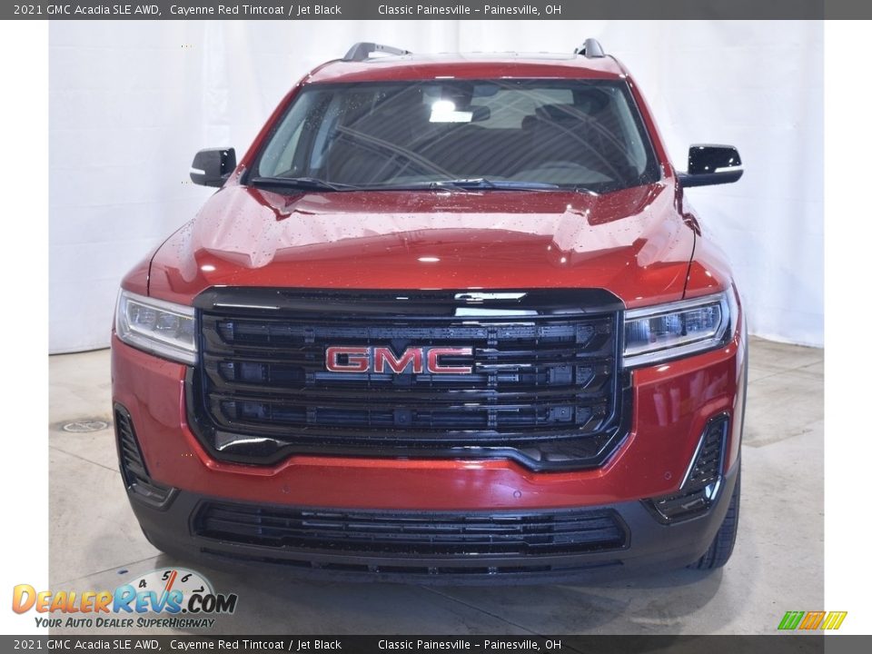 2021 GMC Acadia SLE AWD Cayenne Red Tintcoat / Jet Black Photo #4