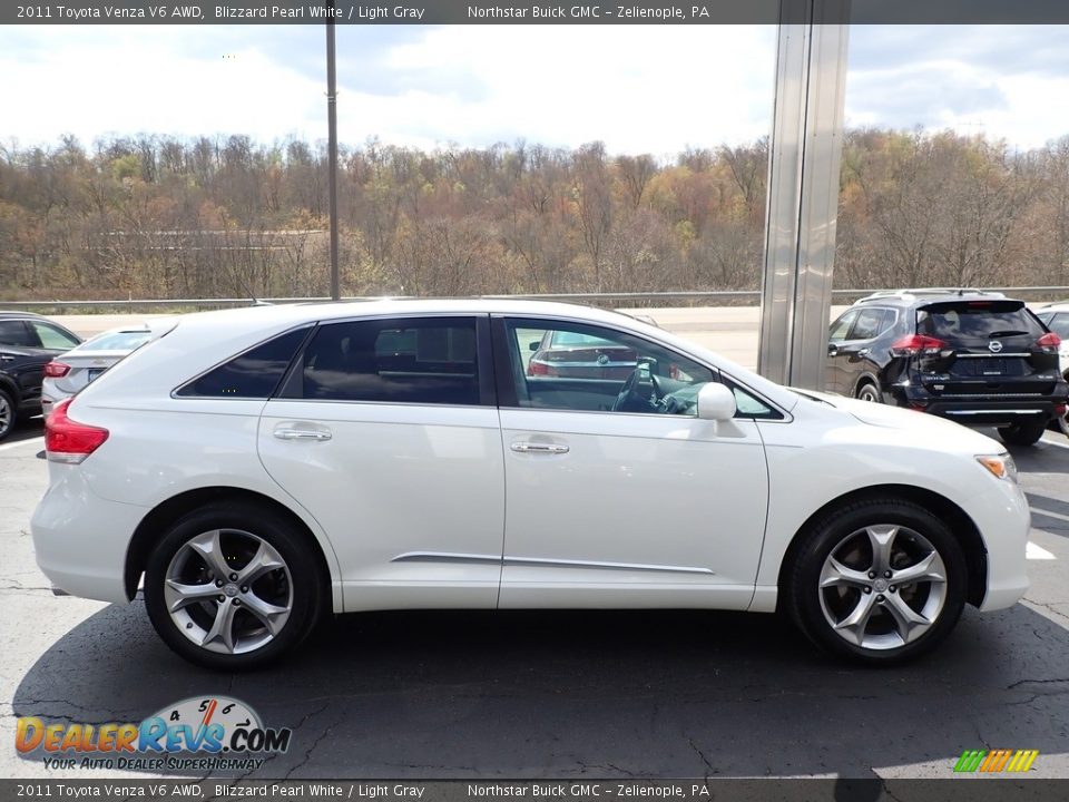 2011 Toyota Venza V6 AWD Blizzard Pearl White / Light Gray Photo #5