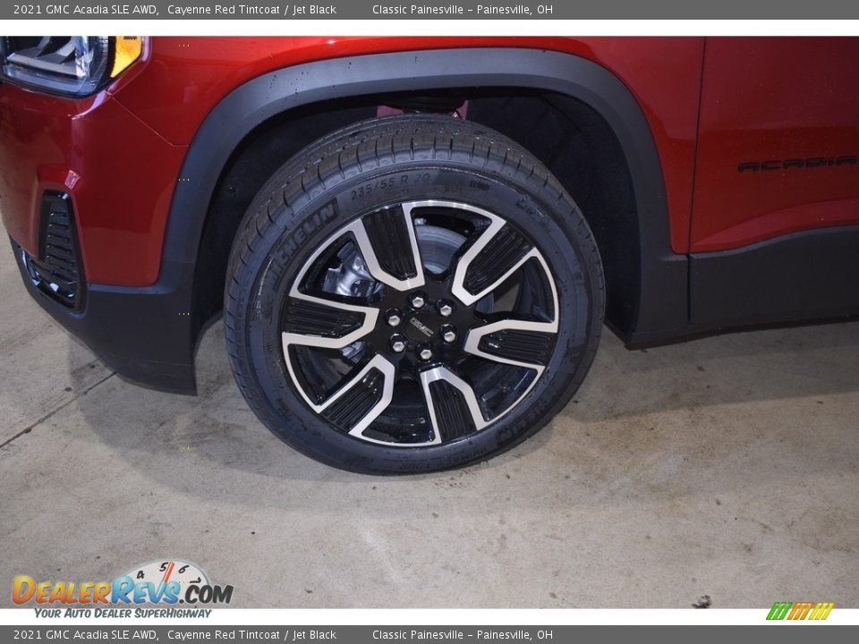 2021 GMC Acadia SLE AWD Cayenne Red Tintcoat / Jet Black Photo #5