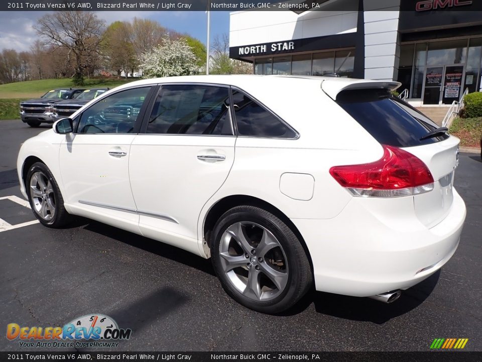 2011 Toyota Venza V6 AWD Blizzard Pearl White / Light Gray Photo #12