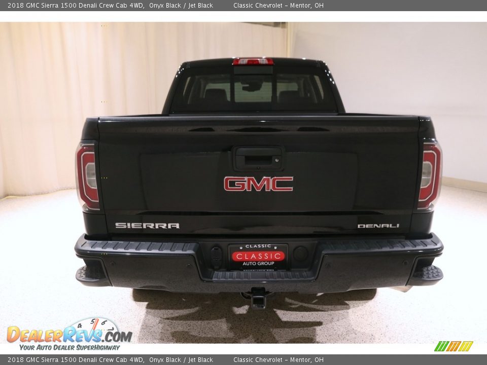 2018 GMC Sierra 1500 Denali Crew Cab 4WD Onyx Black / Jet Black Photo #16