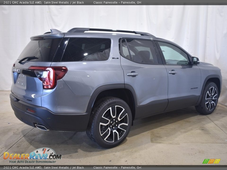 2021 GMC Acadia SLE AWD Satin Steel Metallic / Jet Black Photo #2