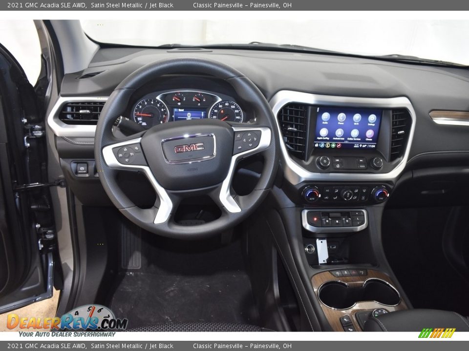 2021 GMC Acadia SLE AWD Satin Steel Metallic / Jet Black Photo #11