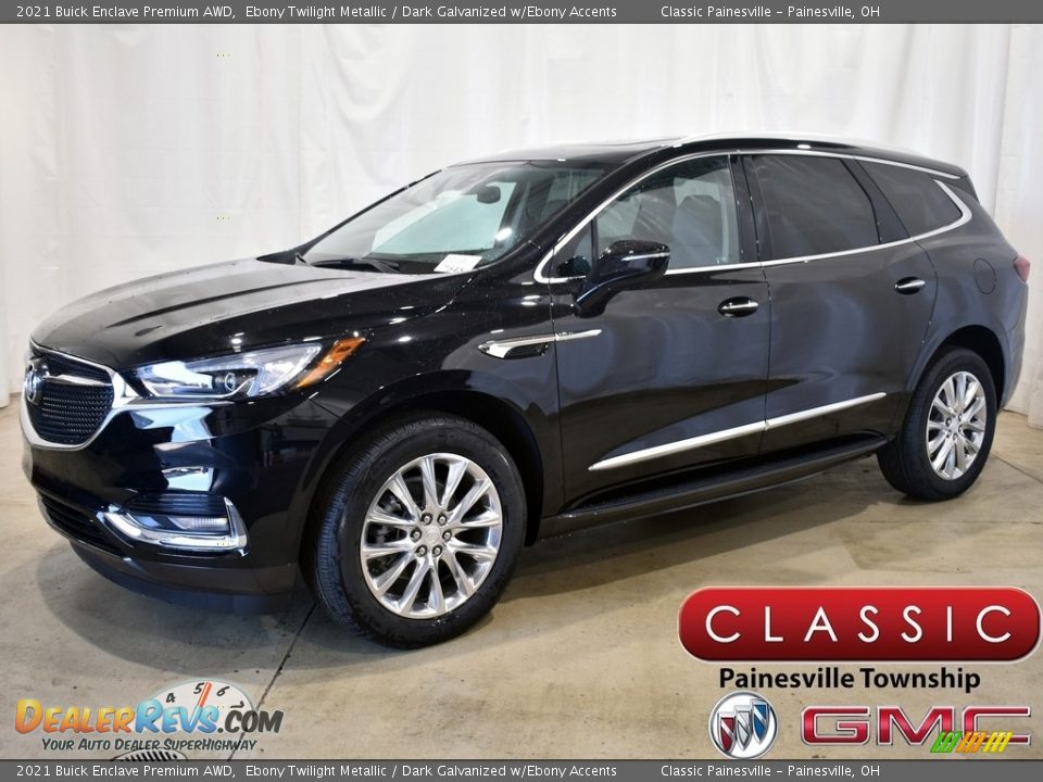 2021 Buick Enclave Premium AWD Ebony Twilight Metallic / Dark Galvanized w/Ebony Accents Photo #1