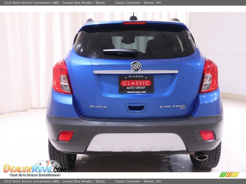 2016 Buick Encore Convenience AWD Coastal Blue Metallic / Ebony Photo #16