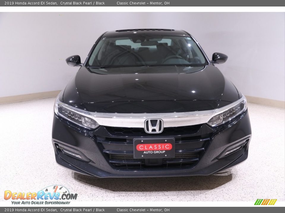 2019 Honda Accord EX Sedan Crystal Black Pearl / Black Photo #2