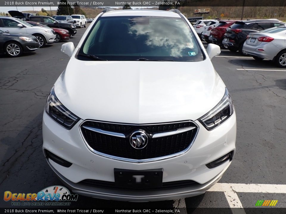 2018 Buick Encore Premium White Frost Tricoat / Ebony Photo #3