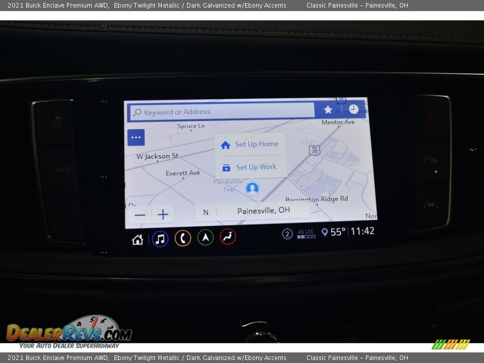 2021 Buick Enclave Premium AWD Ebony Twilight Metallic / Dark Galvanized w/Ebony Accents Photo #14