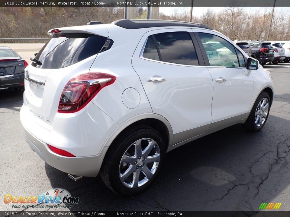 2018 Buick Encore Premium White Frost Tricoat / Ebony Photo #8