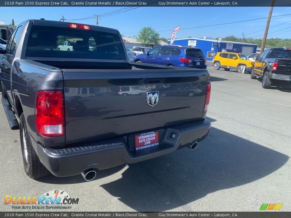 2018 Ram 1500 Express Crew Cab Granite Crystal Metallic / Black/Diesel Gray Photo #4