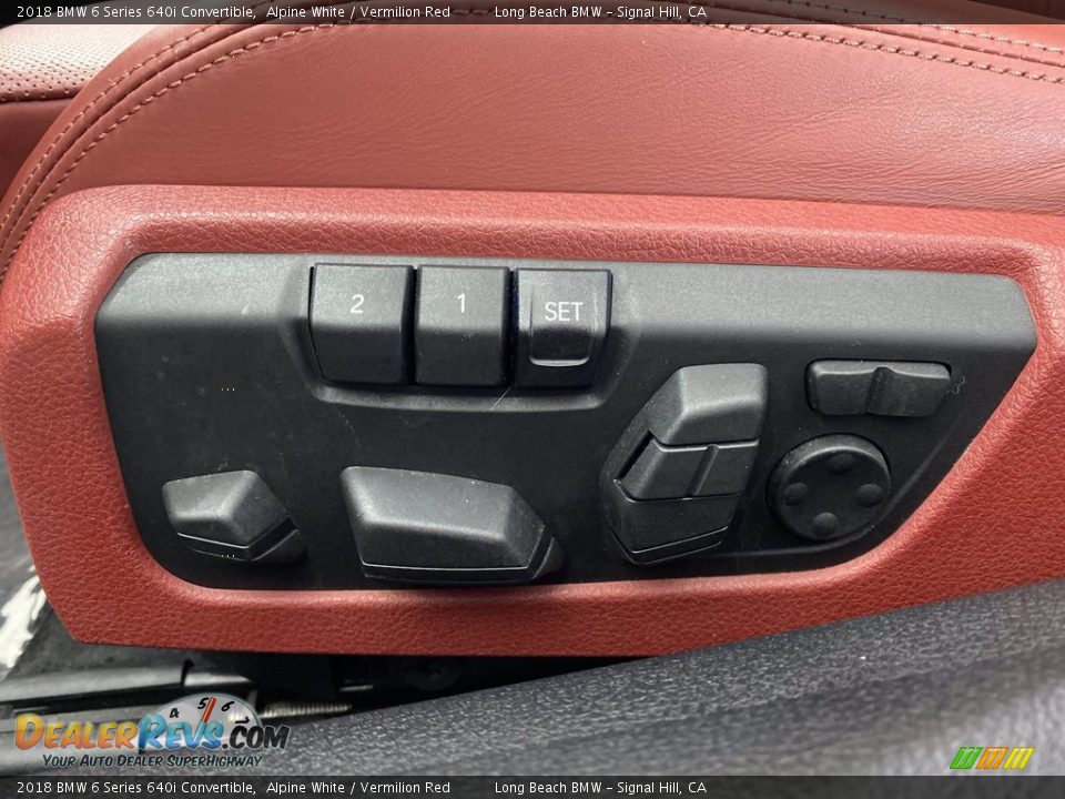 Controls of 2018 BMW 6 Series 640i Convertible Photo #15