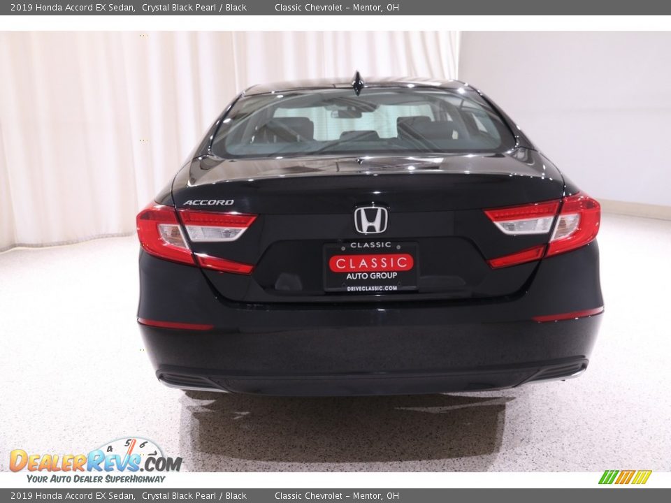 2019 Honda Accord EX Sedan Crystal Black Pearl / Black Photo #18