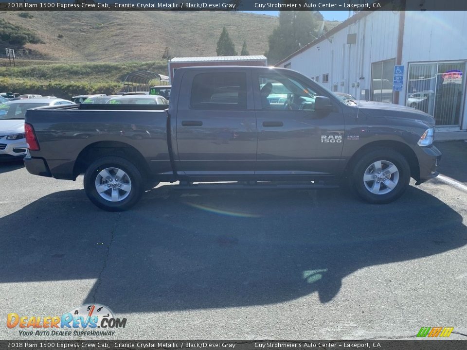 2018 Ram 1500 Express Crew Cab Granite Crystal Metallic / Black/Diesel Gray Photo #6