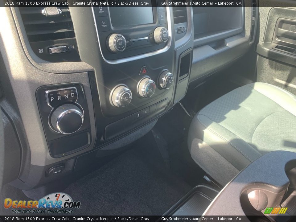 2018 Ram 1500 Express Crew Cab Granite Crystal Metallic / Black/Diesel Gray Photo #13