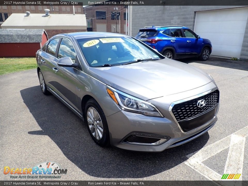 Metropolis Gray 2017 Hyundai Sonata SE Photo #3