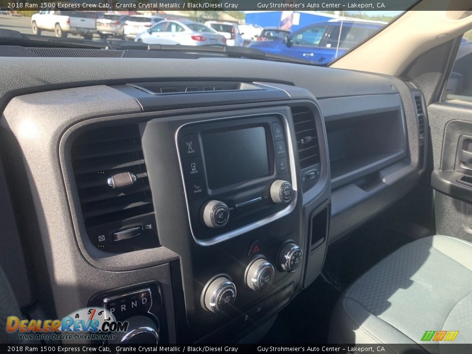 2018 Ram 1500 Express Crew Cab Granite Crystal Metallic / Black/Diesel Gray Photo #15