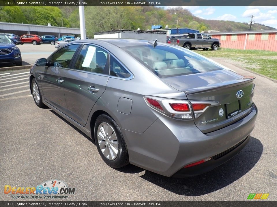 Metropolis Gray 2017 Hyundai Sonata SE Photo #7