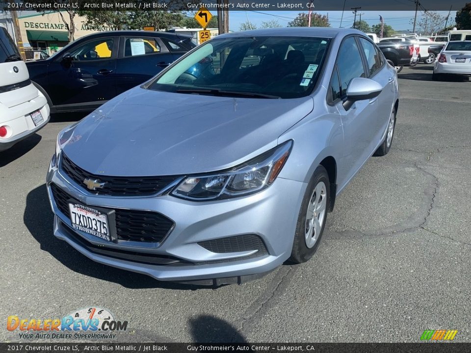 2017 Chevrolet Cruze LS Arctic Blue Metallic / Jet Black Photo #2