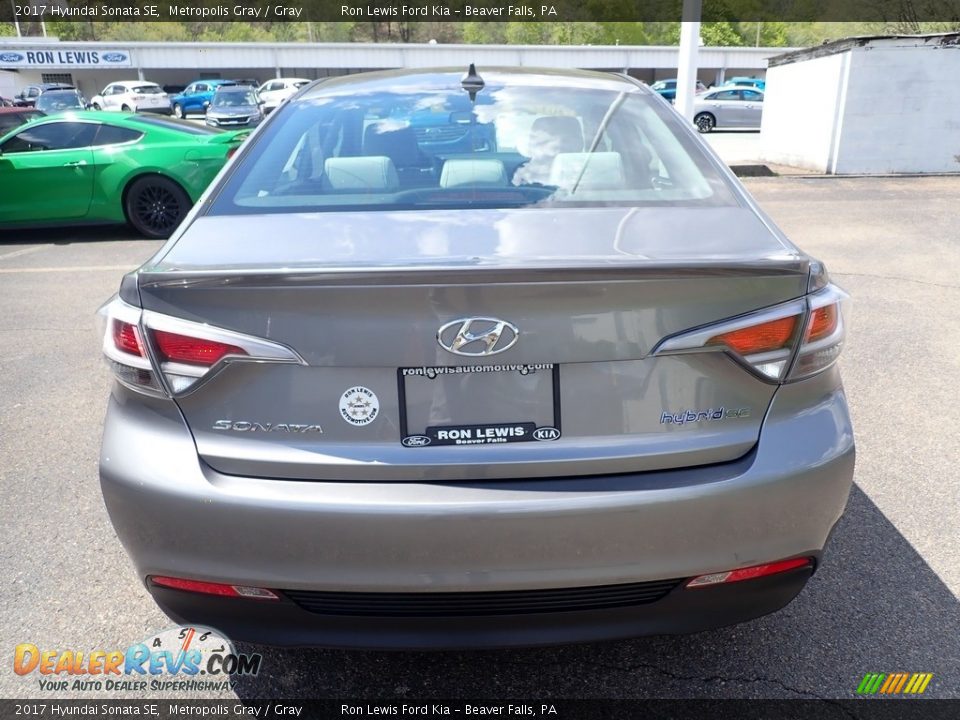 2017 Hyundai Sonata SE Metropolis Gray / Gray Photo #8