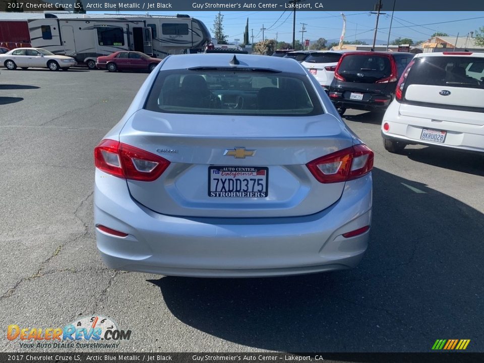 2017 Chevrolet Cruze LS Arctic Blue Metallic / Jet Black Photo #4