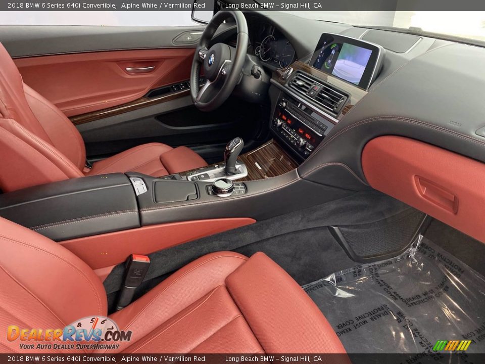 Front Seat of 2018 BMW 6 Series 640i Convertible Photo #32