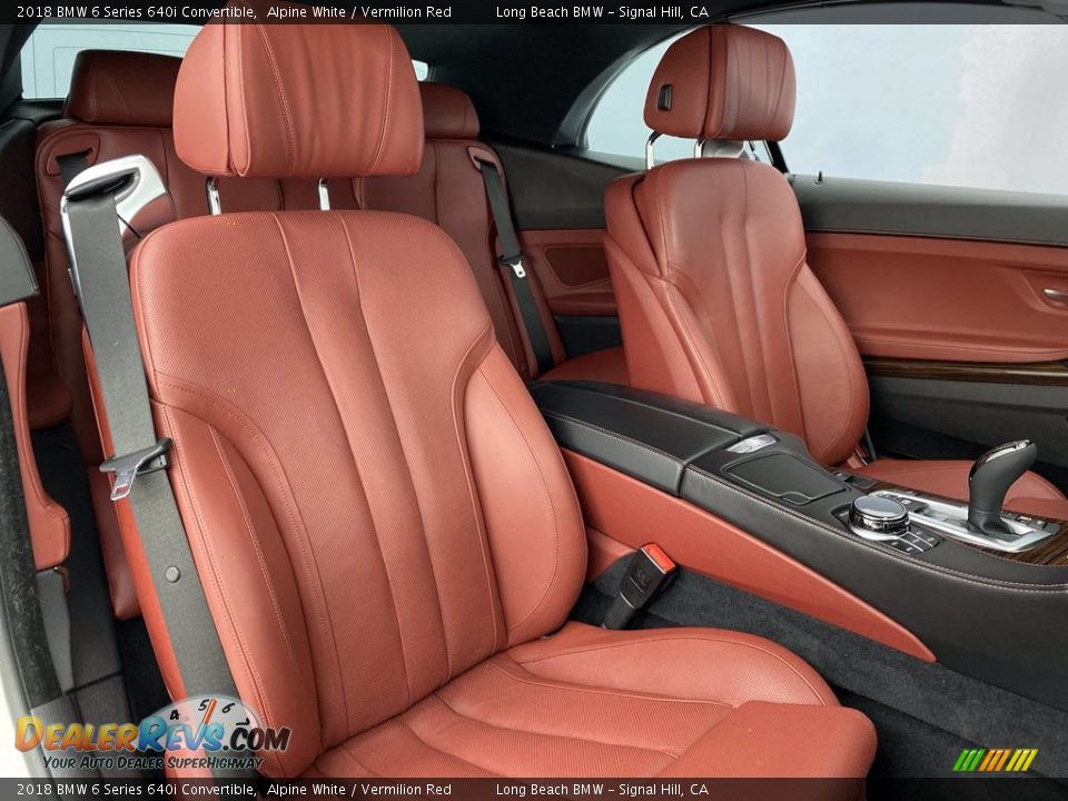 Front Seat of 2018 BMW 6 Series 640i Convertible Photo #33