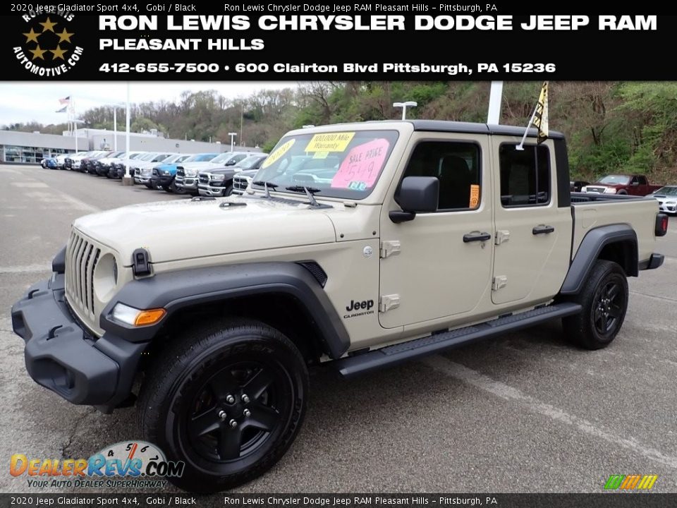 2020 Jeep Gladiator Sport 4x4 Gobi / Black Photo #1