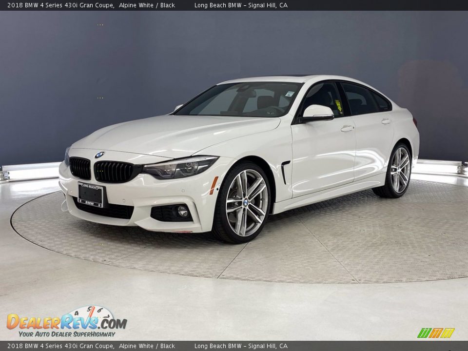 2018 BMW 4 Series 430i Gran Coupe Alpine White / Black Photo #3