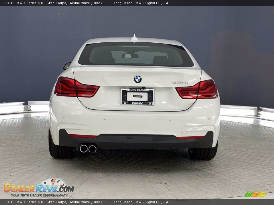 2018 BMW 4 Series 430i Gran Coupe Alpine White / Black Photo #4