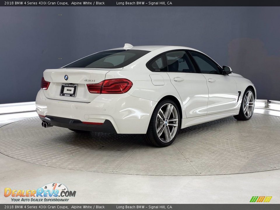 2018 BMW 4 Series 430i Gran Coupe Alpine White / Black Photo #5