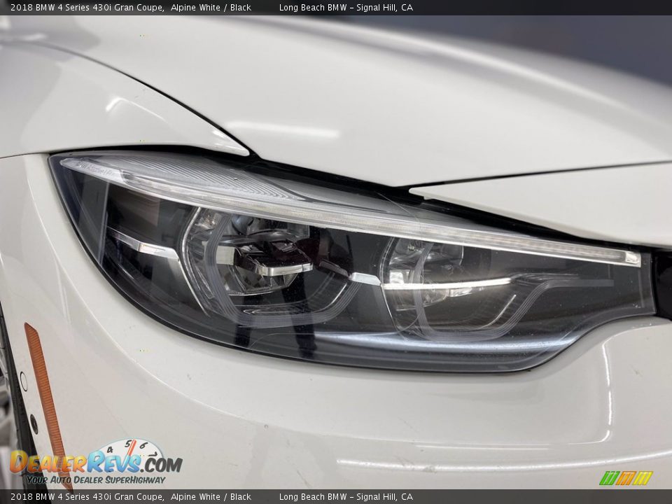 2018 BMW 4 Series 430i Gran Coupe Alpine White / Black Photo #7