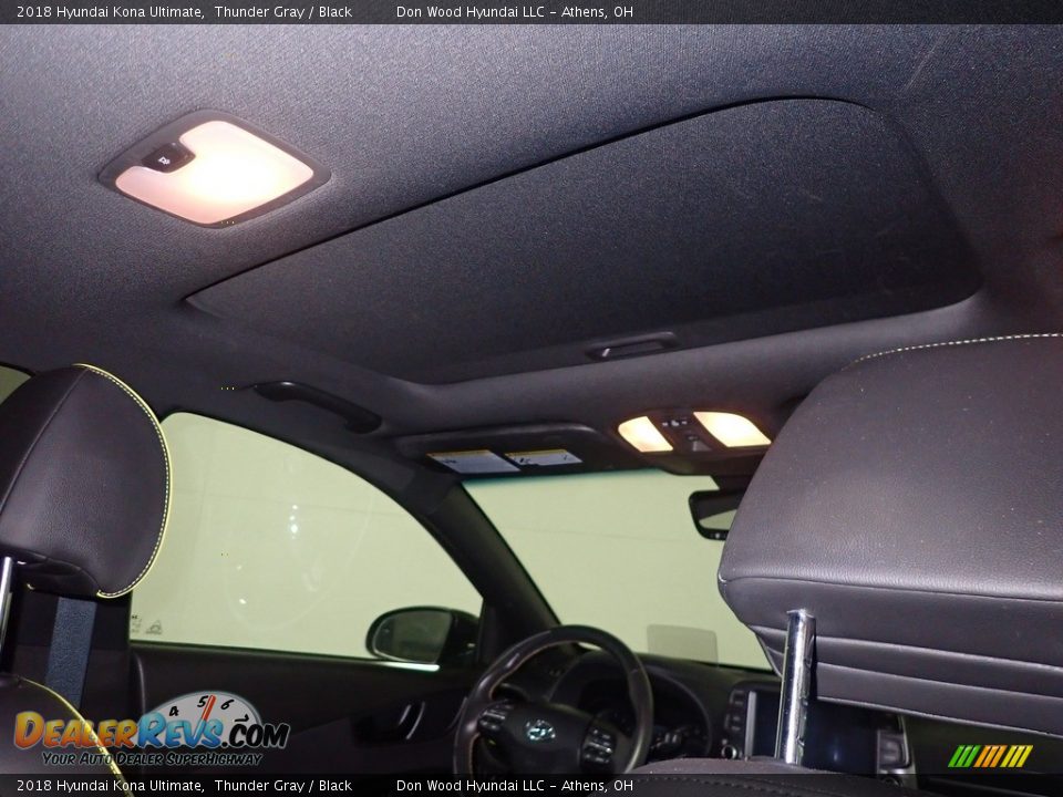 2018 Hyundai Kona Ultimate Thunder Gray / Black Photo #2