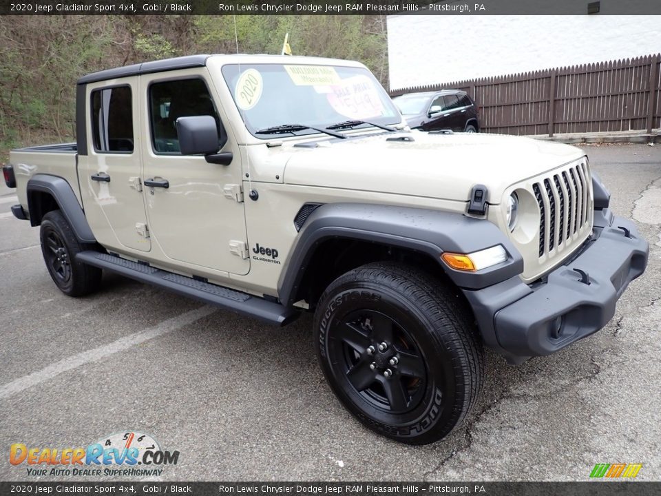 2020 Jeep Gladiator Sport 4x4 Gobi / Black Photo #7