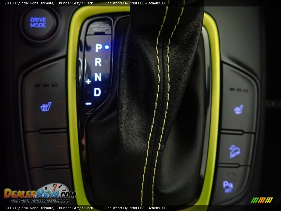 2018 Hyundai Kona Ultimate Thunder Gray / Black Photo #3