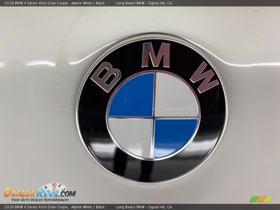 2018 BMW 4 Series 430i Gran Coupe Alpine White / Black Photo #10