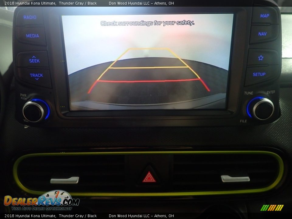 2018 Hyundai Kona Ultimate Thunder Gray / Black Photo #5