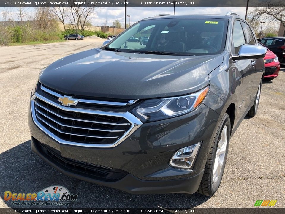 2021 Chevrolet Equinox Premier AWD Nightfall Gray Metallic / Jet Black Photo #1