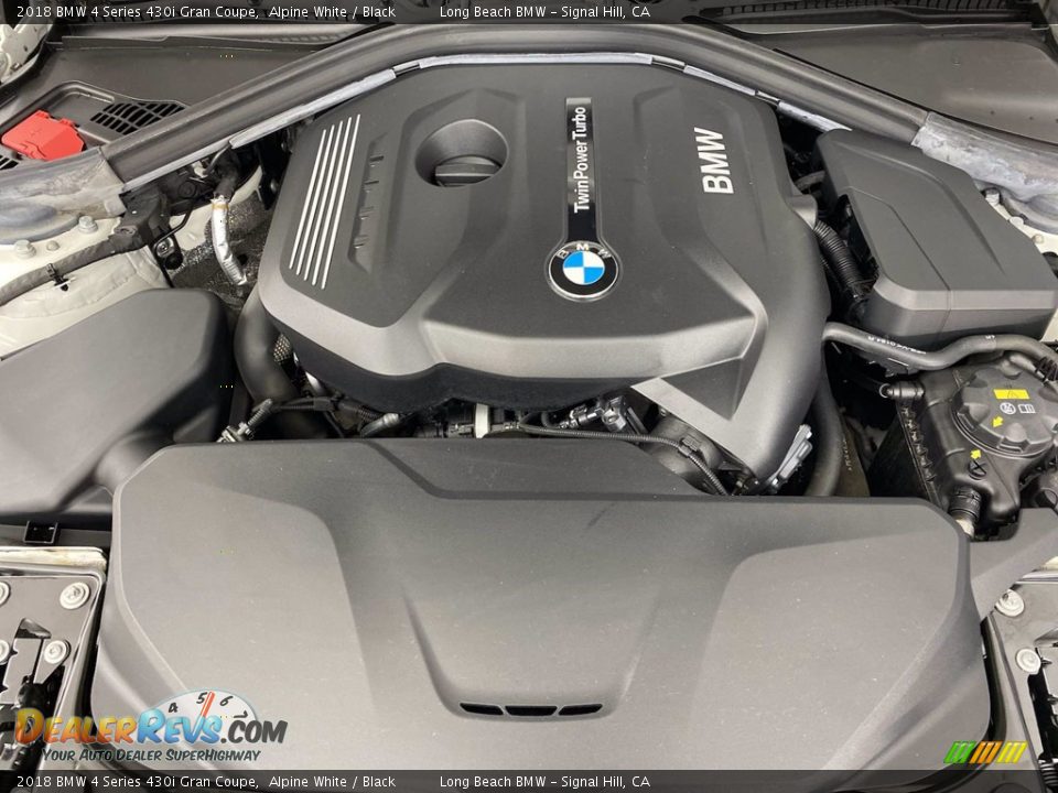 2018 BMW 4 Series 430i Gran Coupe Alpine White / Black Photo #12