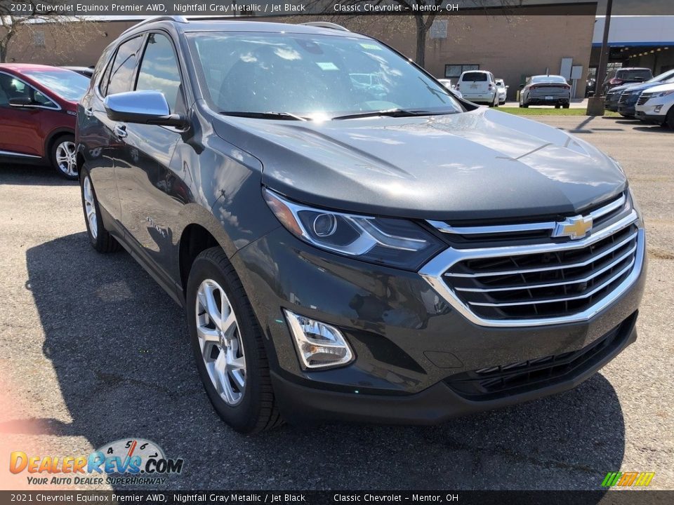 2021 Chevrolet Equinox Premier AWD Nightfall Gray Metallic / Jet Black Photo #2