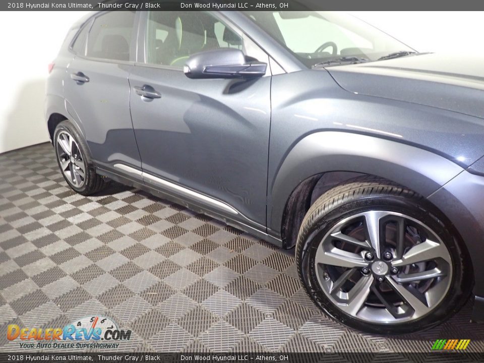 2018 Hyundai Kona Ultimate Thunder Gray / Black Photo #7